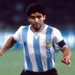 Maradona odwiedził centrum prasowe mundialu w Meksyku, ale nie obdarzył nas najmniejszym uśmiechem. 