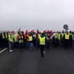 Rolnicy zablokowali autostradę A2