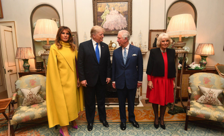 Spotkanie Donalda Trumpa z ówczesnym księciem Karolem w 2019 roku