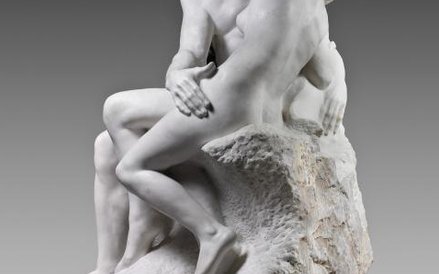 „Pocałunek”, 1881–1882, marmur