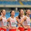 Srebrna sztafeta 4x100 metrów. Od lewej: Ewa Swoboda, Magdalena Stefanowicz, Monika Romaszko, Marika