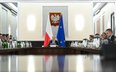 Premier Donald Tusk na posiedzeniu rządu