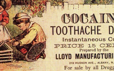 Kokainowe pastylki na ból zębów w XIX wieku zalecano nawet dla dzieci