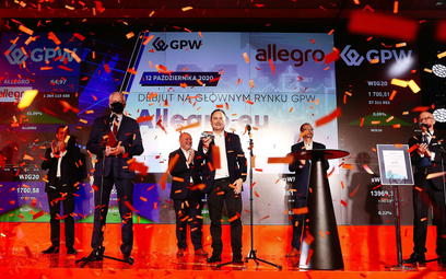 GPW przekaże dochód z obrotów akcjami Allegro na walkę z Covidem