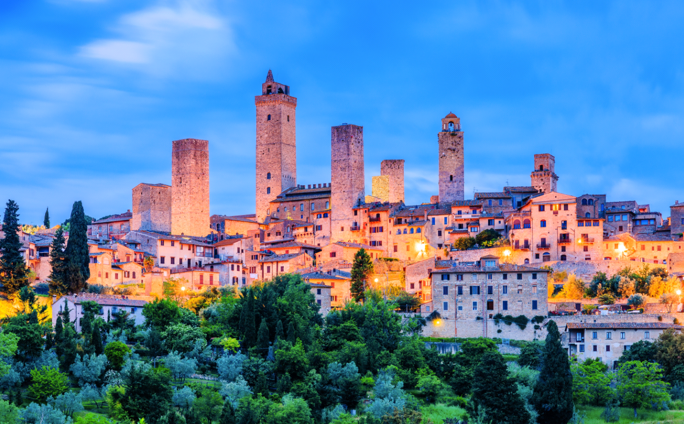 All roads lead to Rome. Via Francigena