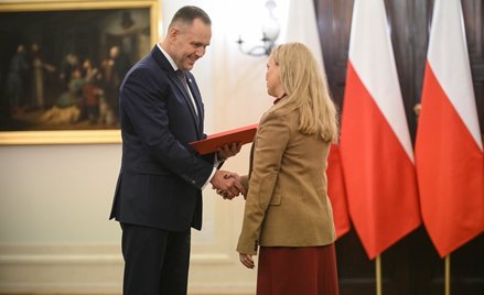 Prezydent Karol Nawrocki i ministra zdrowia Jolanta Sobierańska-Grenda