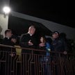 Policja na parafii kościoła pw. Świętego Wawrzyńca w Grojcu, 5 bm., gdzie pojawił się biskup Roman P
