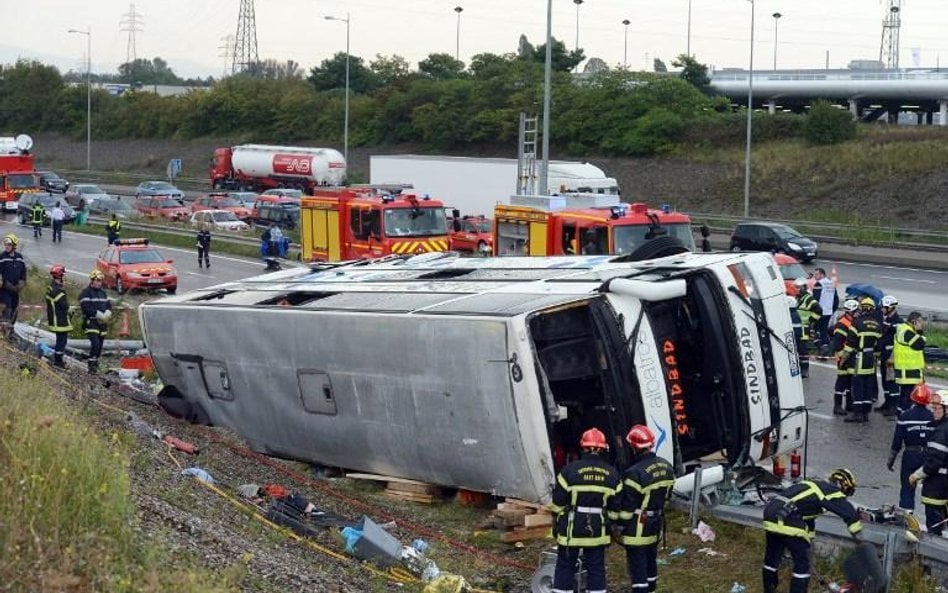 Francja/ Wypadek polskiego autokaru pod Miluzą