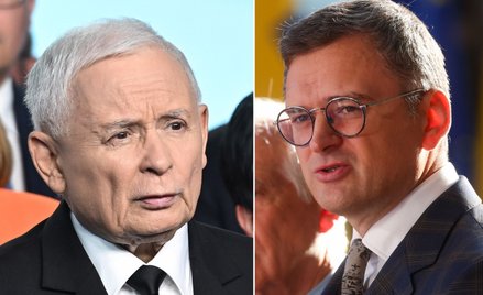 Jarosław Kaczyńśki i Dmytro Kułeba