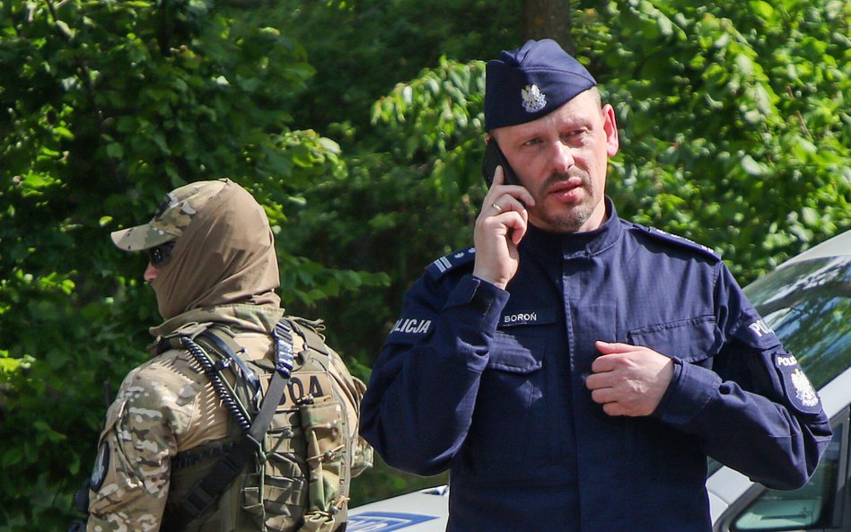 Komendant główny policji nadinsp. Marek Boroń