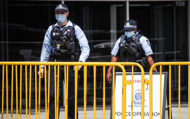 Patrol policji w Sydney