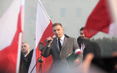 Prezes Stowarzyszenia Marsz Niepodległości Robert Bąkiewicz