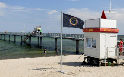Nowa flaga pojawiła się w tym roku na plaży w nadbałtyckim kurorcie Sierksdorf.
