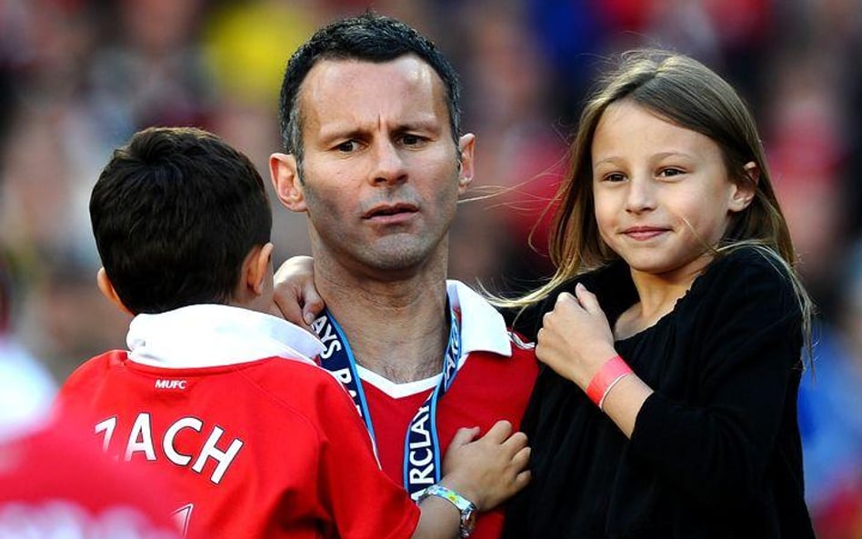 Ryan Giggs z dziećmi