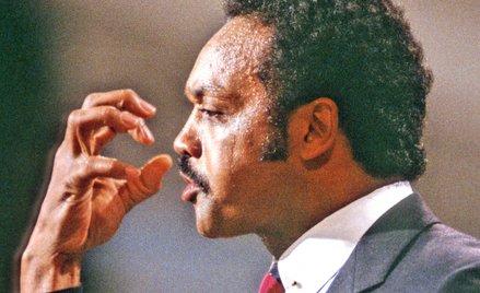 Podczas wystąpienia na Uniwersytecie Stanforda w Kalifornii w 1987 r. Jesse Jackson, aktywista na rz