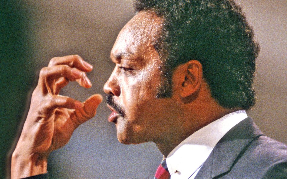 Podczas wystąpienia na Uniwersytecie Stanforda w Kalifornii w 1987 r. Jesse Jackson, aktywista na rz