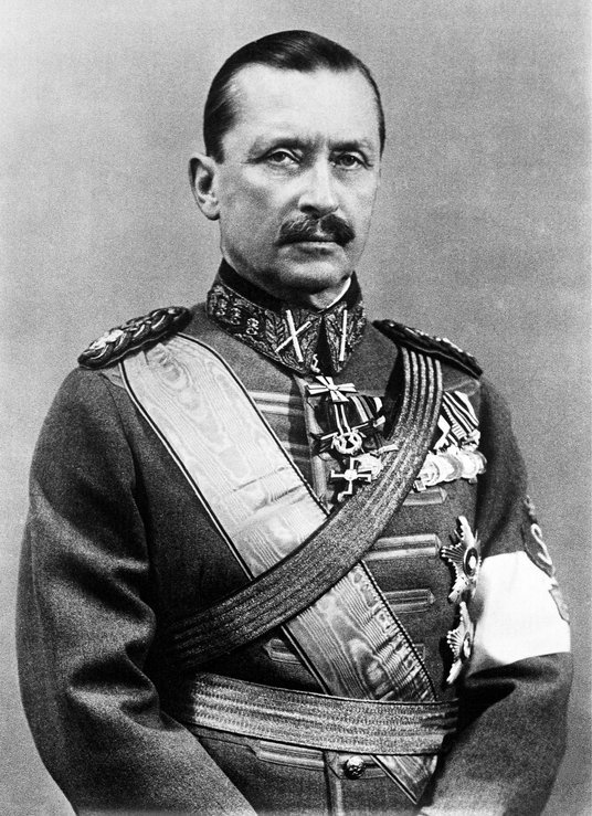 Marszałek Carl Gustaf Emil Mannerheim (1867–1951), bohater narodowy Finlandii i prezydent tego kraju