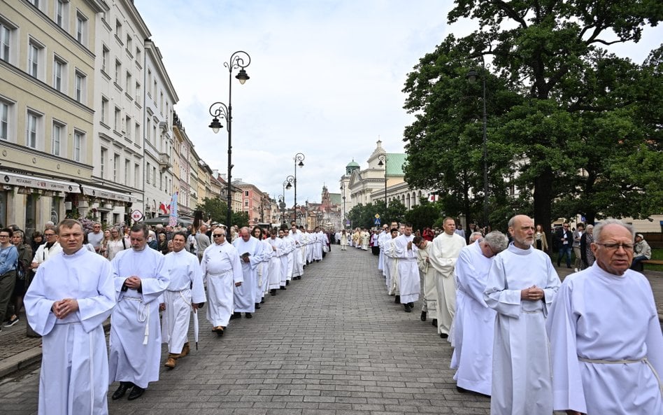 Ubiegłoroczna procesja do czterech ołtarzy, z archikatedry św. Jana Chrzciciela w Uroczystość Najświ