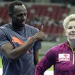 Anita Włodarczyk i Usain Bolt podczas Memoriału Kamili Skolimowskiej w zeszłym roku