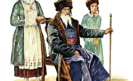 Był zlepkiem wad, miał jednak jedną cnotę: kochał Żydów. Widok bród i pejsów napełniał go radością..