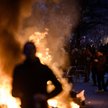 Protest przeciwko reformie wieku emerytalnego w Nantes