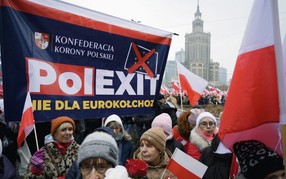 Polityków PiS skłania do eurosceptycznej retoryki nie tylko rywalizacja z obiema antyunijnymi Konfed