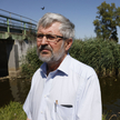 Axel Vogel, minister rolnictwa, klimatu i środowiska Brandenburgii w Schwedt nad Odrą, 12 sierpnia