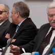 Wojciech Jaruzelski ( pierwszy od lewej) został zaproszony na posiedzenie RBN jako znawca Rosji