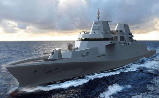 Wizja nowych fregat F126 Deutsche Marine.