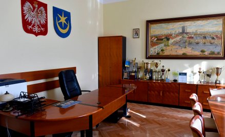 Gabinet prezydenta w Urzędzie Miasta w Tarnobrzegu