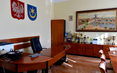 Gabinet prezydenta w Urzędzie Miasta w Tarnobrzegu