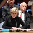 Julie Bishop, szefowa dyplomacji Australii, jeszcze w piątek krytykowała Rosję na spotkaniu Rady Bez