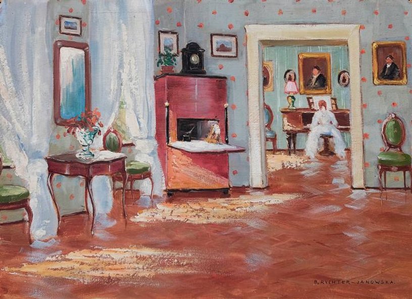 Poszukiwane są obrazy „malarki dworków” Bronisławy Rychter-Janowskiej.