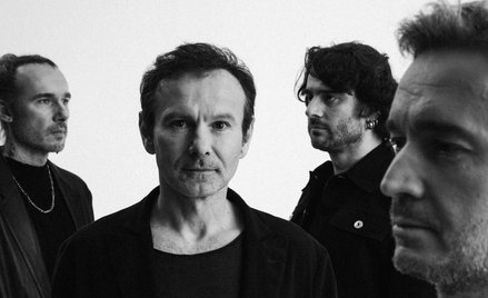 Okean Elzy i Swiatosław Wakarczuk aka "Slava" na pierwszym planie