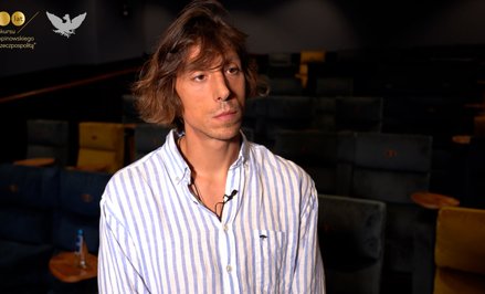 miniaturka - Eryk Kulm, odtwórca roli Chopina w filmie „Chopin, Chopin"