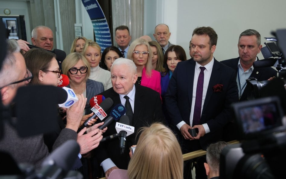 Jarosław Kaczyński w Sejmie