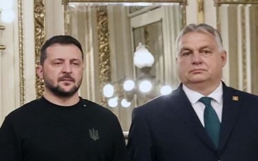 Prezydent Ukrainy Wołodymyr Zełenski i premier Węgier Viktor Orbán na inauguracji prezydenta Argenty