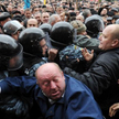 Protest weteranów z Czarnobyla