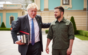 Niespodziewana wizyta Borisa Johnsona w Kijowie