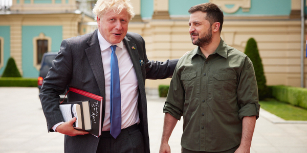 Niespodziewana wizyta Borisa Johnsona w Kijowie