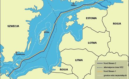 Planowana trasa Nord Stream-2