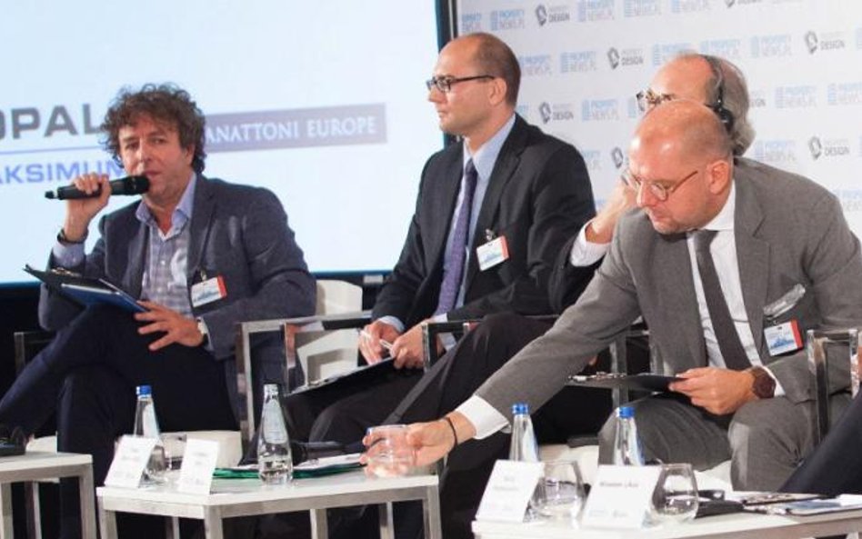 Uczestnicy Property Forum (od lewej): Grzegorz Hajdarowicz, Frantz Jurkowitsch, Przemysław Krych, Ra