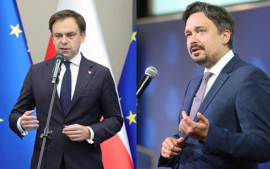 Minister finansów i gospodarki Andrzej Domański, rzecznik praw obywatelskich Marcin Wiącek