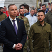Prezydenci Andrzej Duda i Wołodymyr Zełenski w katedrze śś. Apostołów Piotra i Pawła w Łucku