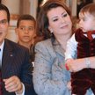 Tunezyjski prezydent Zin al-Abidin Ben Ali z żoną i synem w czasach swej świetności, 2005 r.