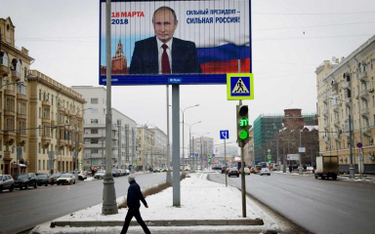 Plakat wyborczy Władimira Putina w Moskwie