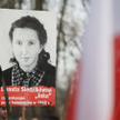 Portret „Inki” niesiony przez uczestników Marszu Pamięci Żołnierzy Wyklętych, 1 marca 2015, Kraków