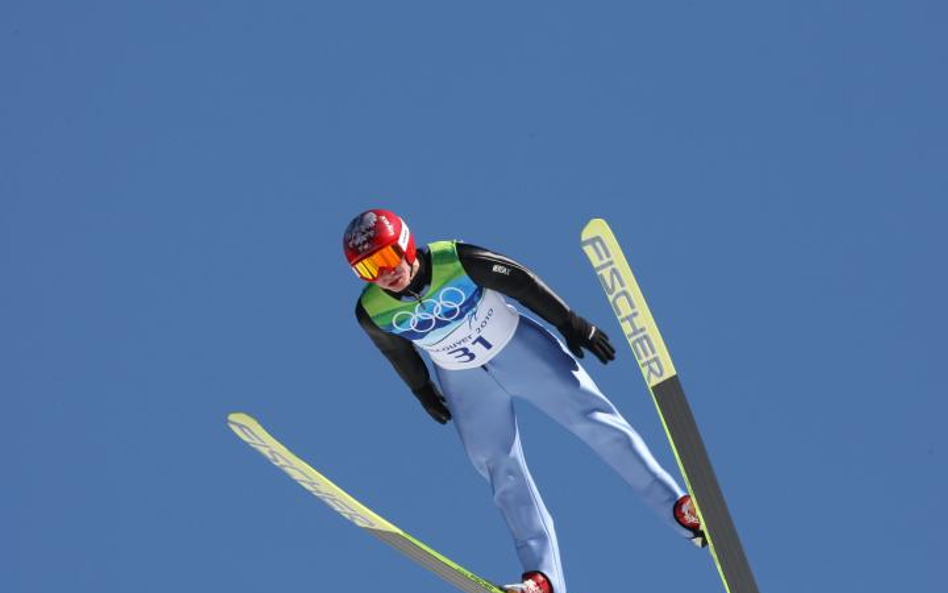 Kamil Stoch podczas zimowych igrzysk olimpijskich w Vancouver