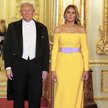 Stylizacja, w której Melania Trump wystąpiła na kolacji w Windsorze, wzbudziła kontrowersje.