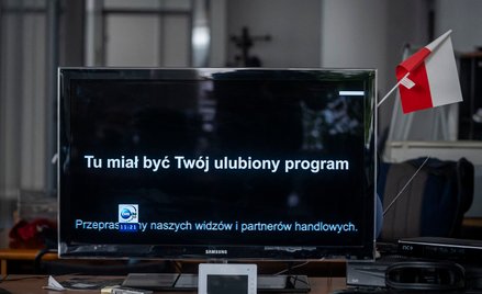 Protest mediów: Polsat i TVN przed Telewizją Republika